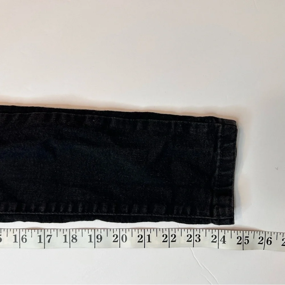 Celebrity Pink Girls Black Skinny Distressed Jeans Kids Size 10